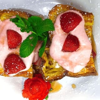 Stuffed Strawberry Cream Cheese French Toast