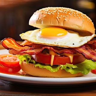 Classic Georgia Diner Burger