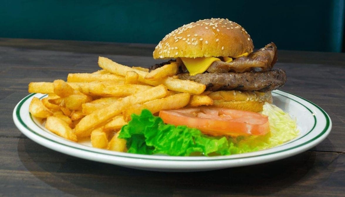 Bacon and Cheese Burger.