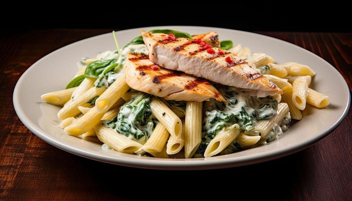 Chicken Florentine.
