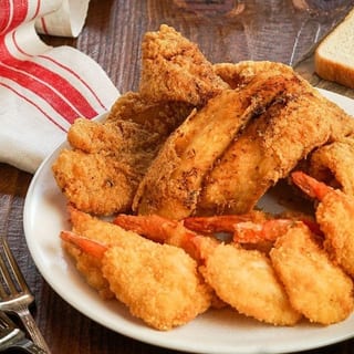Catfish and Shrimp Combo