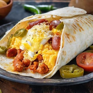 Spicy Breakfast Burrito