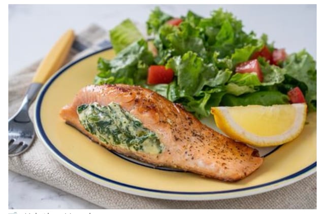 Stuffed Salmon.